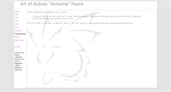 Desktop Screenshot of gallery.armaina.com